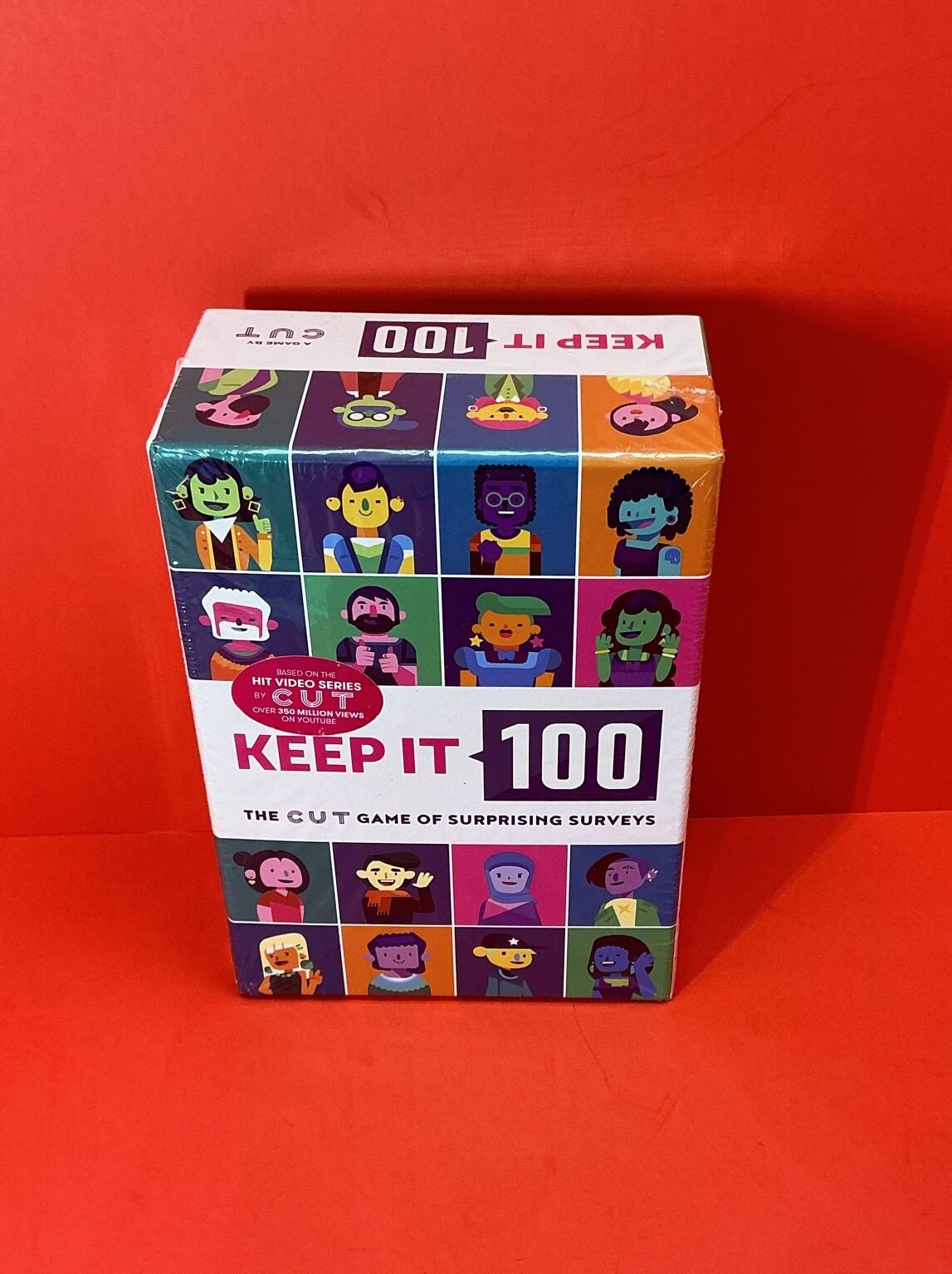 Keep It 100: The Adult Party Game of Surprising Surveys Social Intelligence NEW
