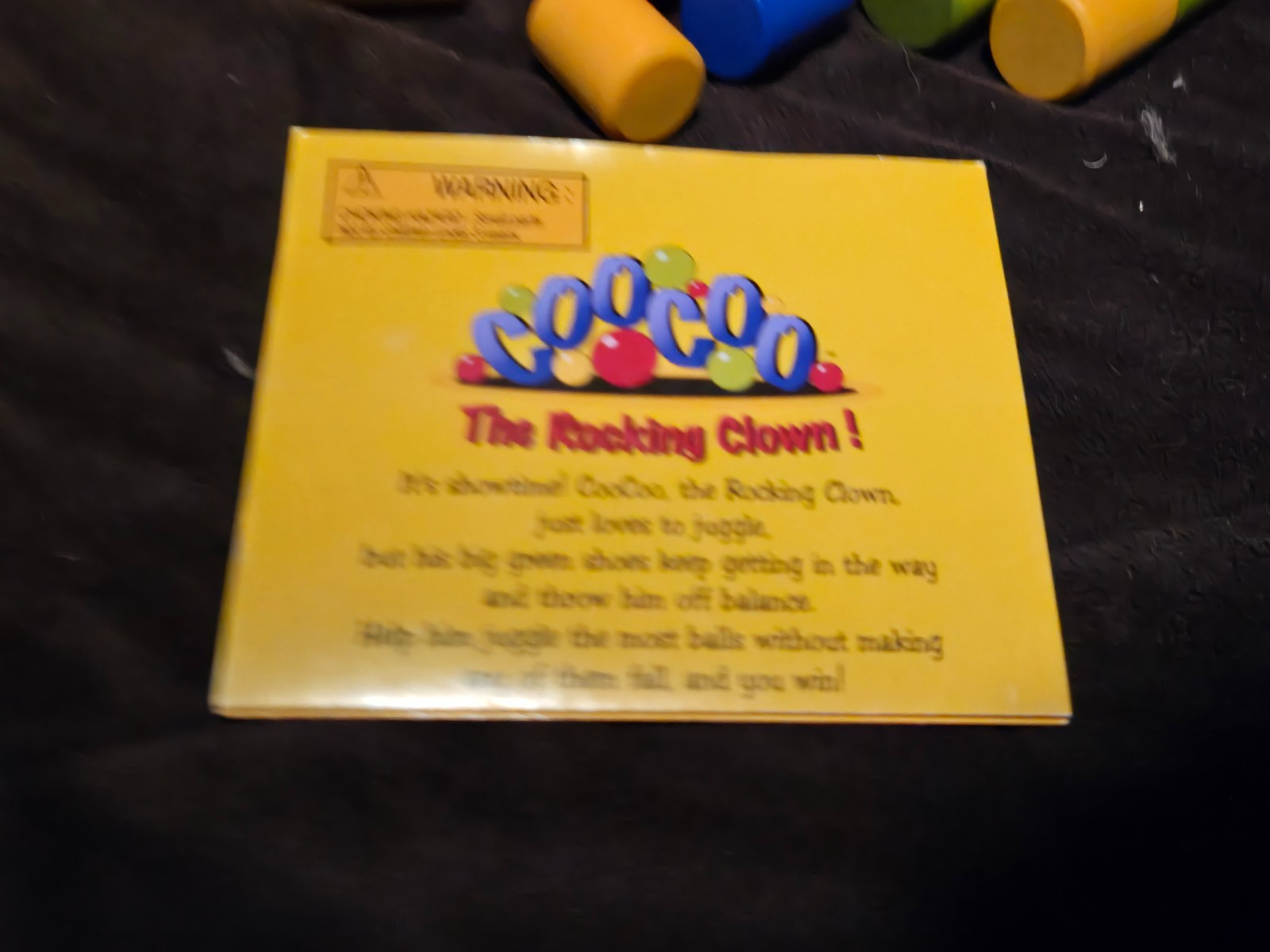 CooCoo The Rocking Clown! Blue Orange Games 2005–Age 3+