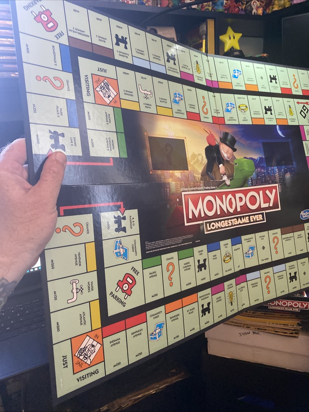 2019 Hasbro: Monopoly- Longest Game Ever Great Condition Complete Rare