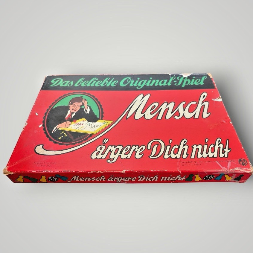 Mensch Argere Dich Nicht 1960s German Board Game Vtg Josef Friedrich Schmidt JFS