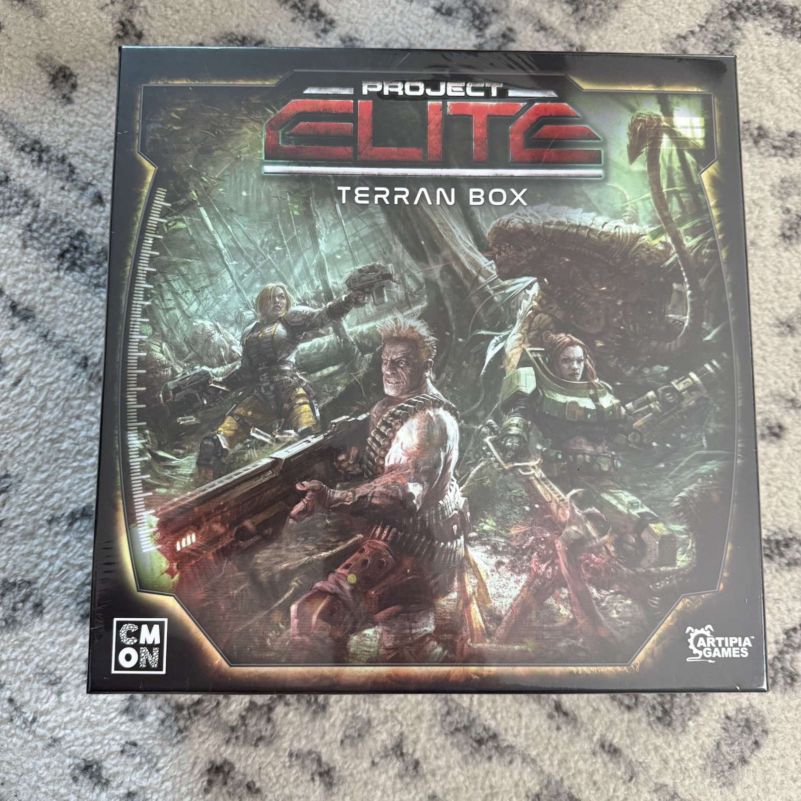 Project Elite 2nd Edition Artipia CMON Kickstarter Exclusive Terran Box NEW