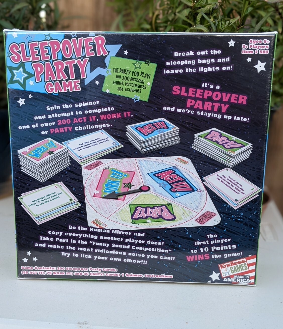 Sleepover Party Game – Great For Sleepovers! Fun Game! Ages 8+ Brand NEW Sealed