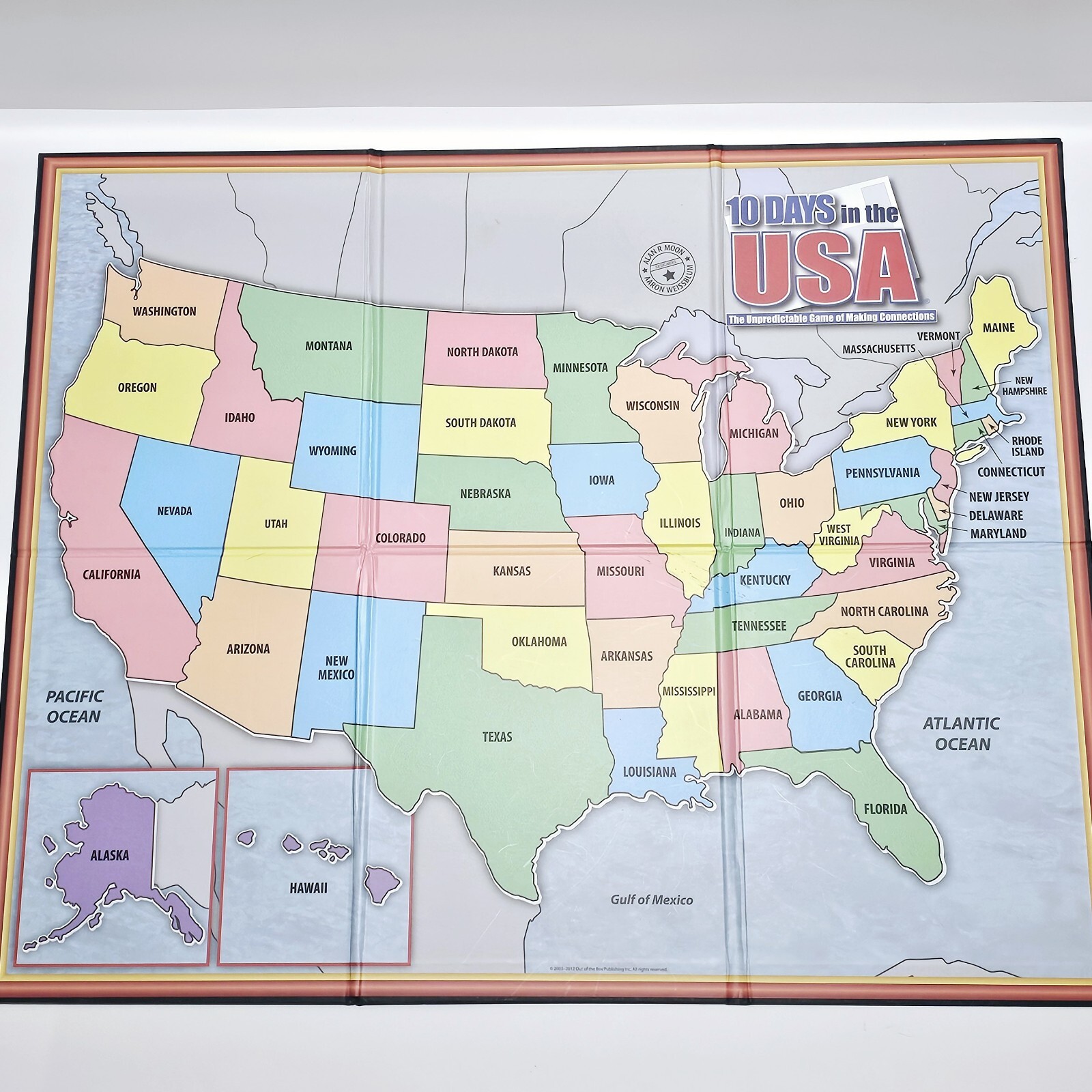 10 Days in the USA Out of Box The Box Games Complete Excellent Condition