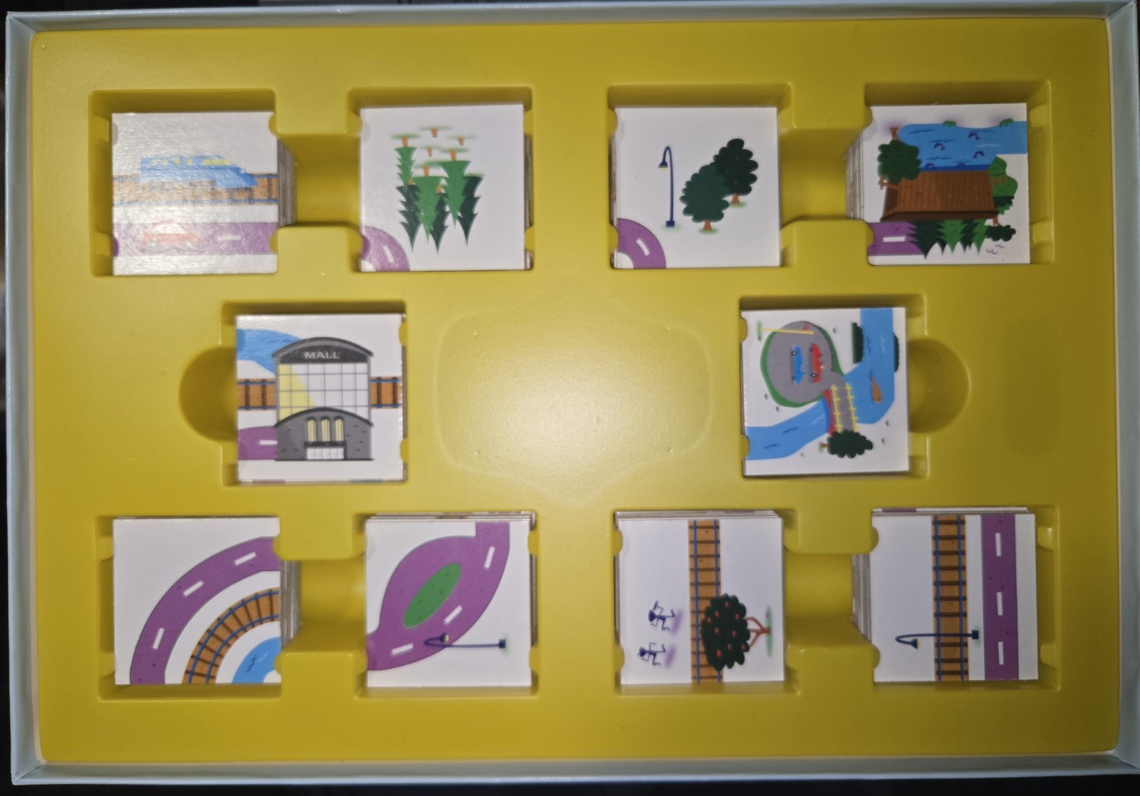 Ravensburger Rivers, Roads & Rails • Classic Tile Matching Game • 2011 Edition