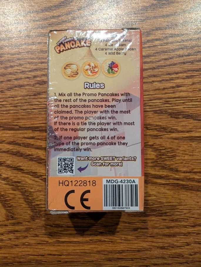 Yummy Yummy Pancakes NEW SEALED board game + promo Pancake Tokens, Mayday Games