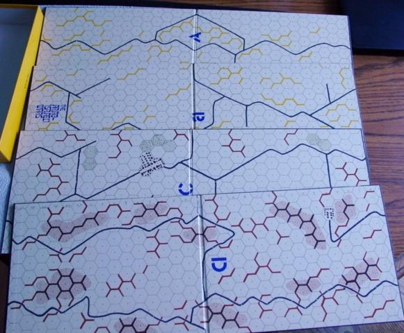 Avalon Hill 1977 : The Arab-Israeli Wars game – Mid-East Tank Battles (PUN)