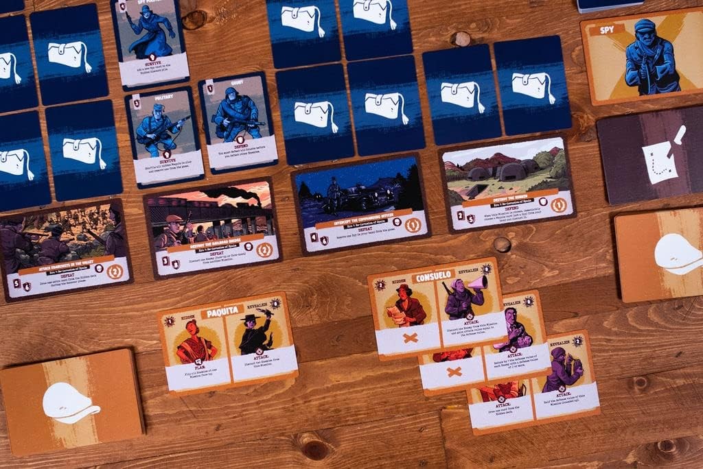 Resist Ages 10 Solitaire Strategy Card Game Spanish Maquis Resistance with