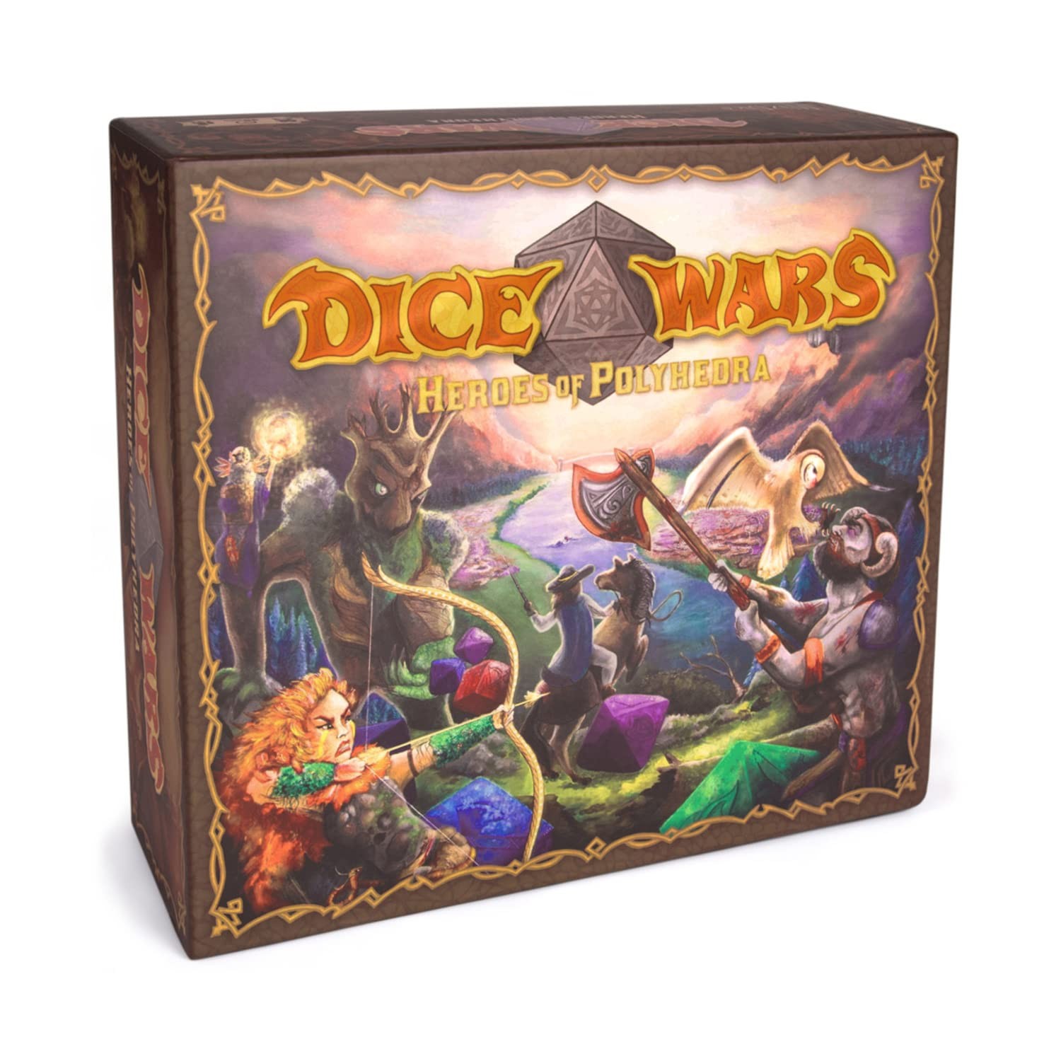 Board Game Dice Wars PVP Skirmish 2-4 Players Random Map Ages 14 and Up