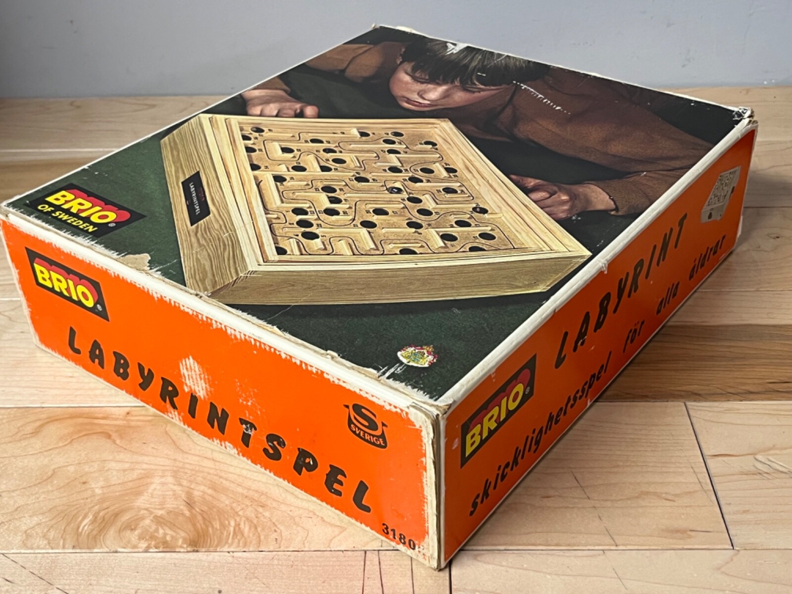 Vintage Brio Labyrint Game 31804 – w/Original Box – 1969 – Labyrinth