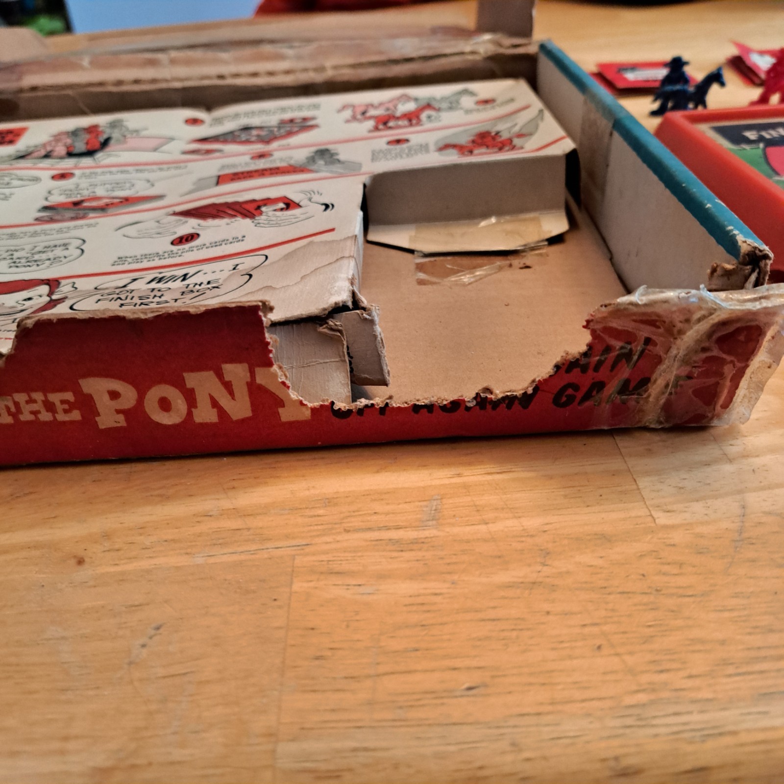 Remco Johnny On The Pony Game Vintage 1950s? 60s?