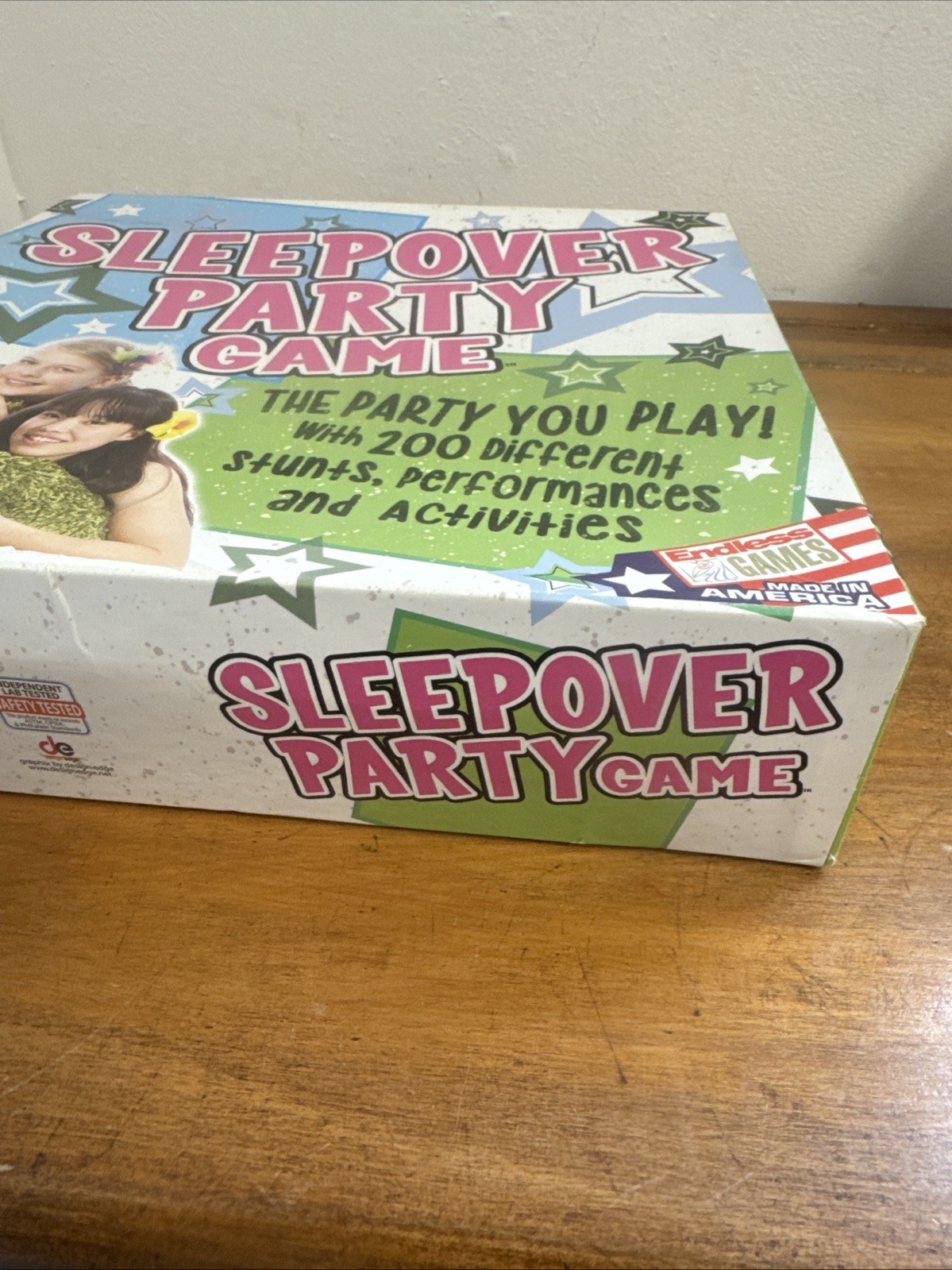 The Sleepover Party Board Game 200 Activities Slumber (missing Instructions)
