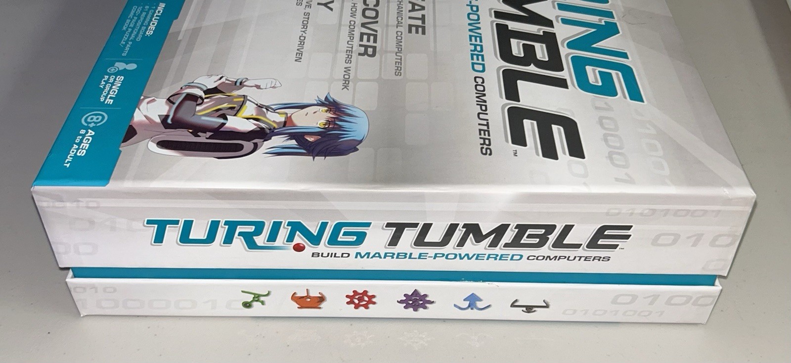Turing Tumble Build Marble-Powered Computers Anime COMPLETE W/ Book VG