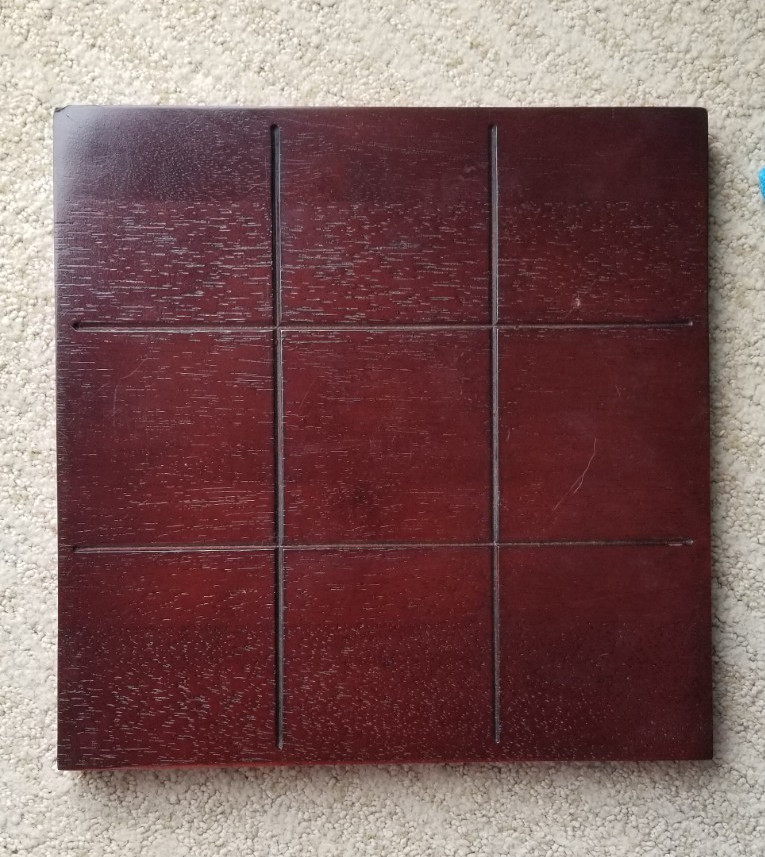 W Hotel Wood & Metal Decorative Table Top Tic Tac Toe & W branded playing cards