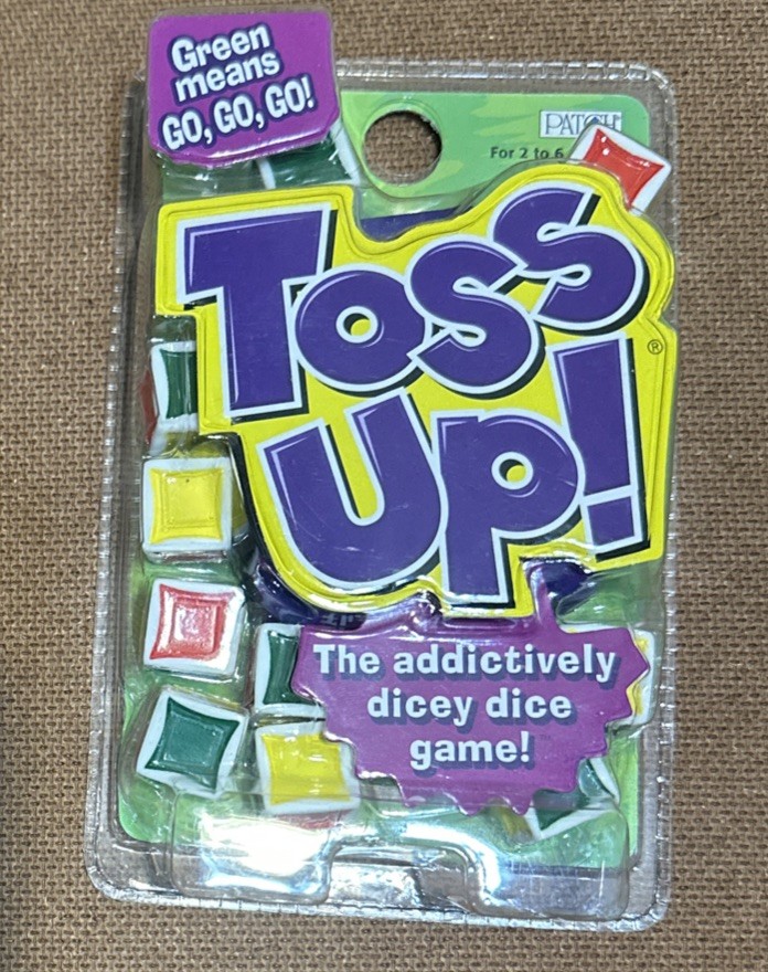 NEW – Toss Up! The Addictively Dicey Dice Game Patch Products 2004 Free Shipping