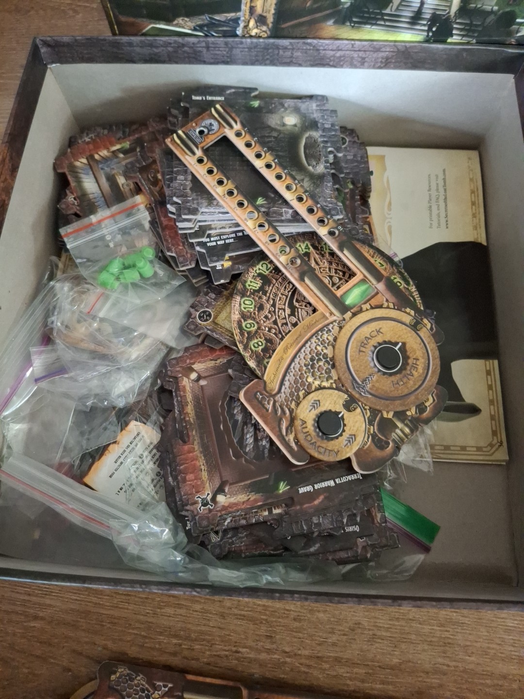 Everything Epic Boardgame Secrets of the Lost Tomb (2nd Ed) Box EUC 100% Complet