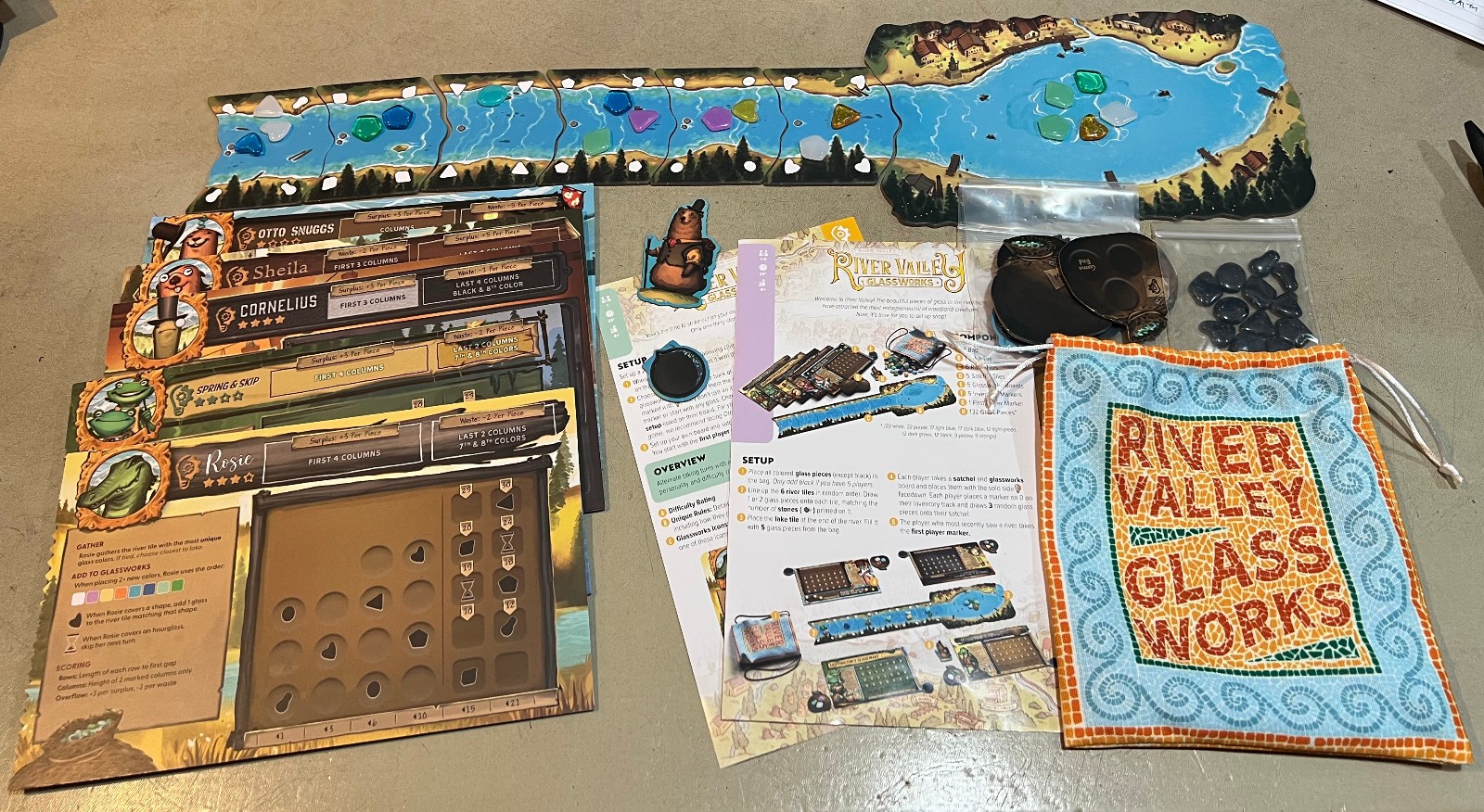 River Valley Glassworks board game