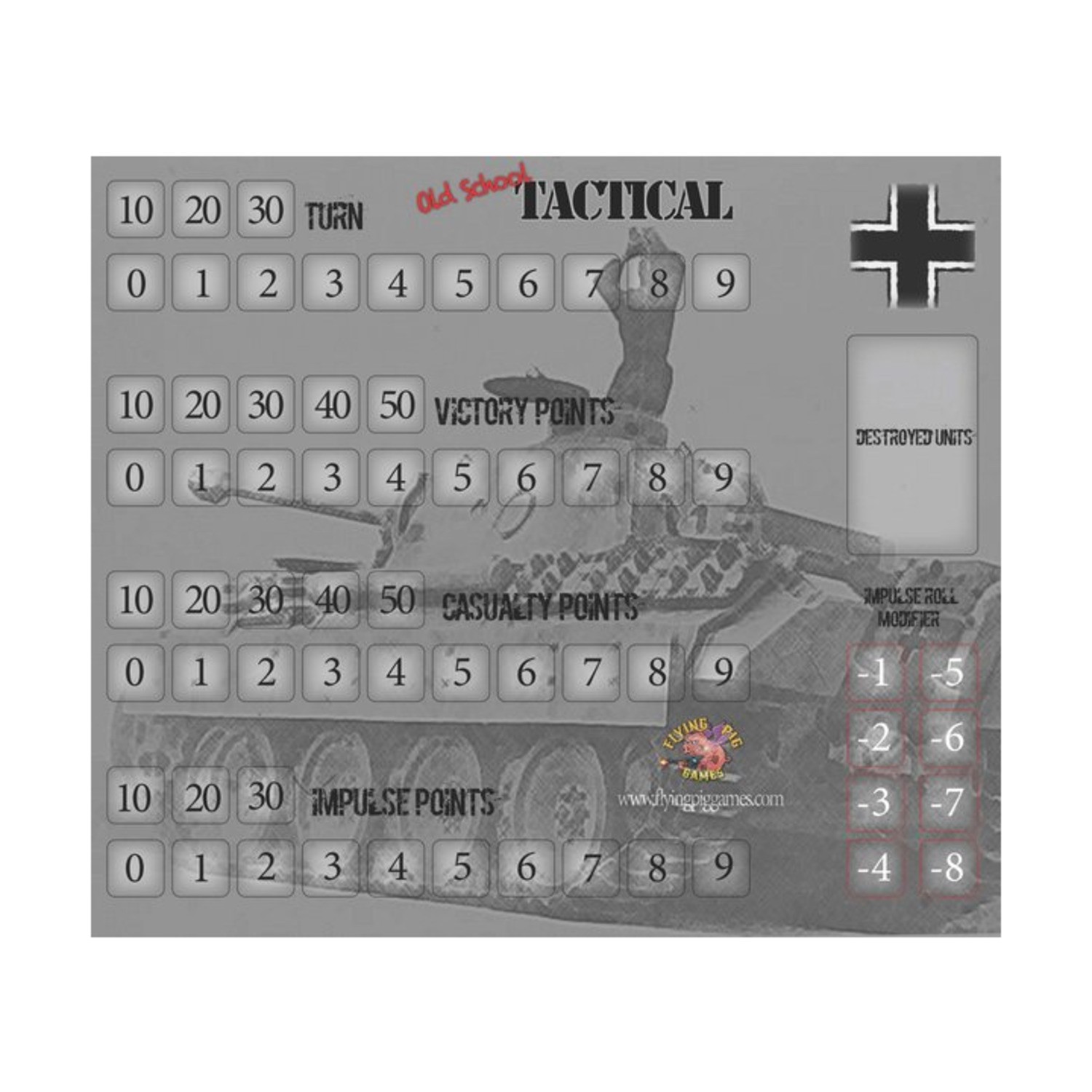 Flying Pig Wargame Old School Tactical Volume II Playmats NM