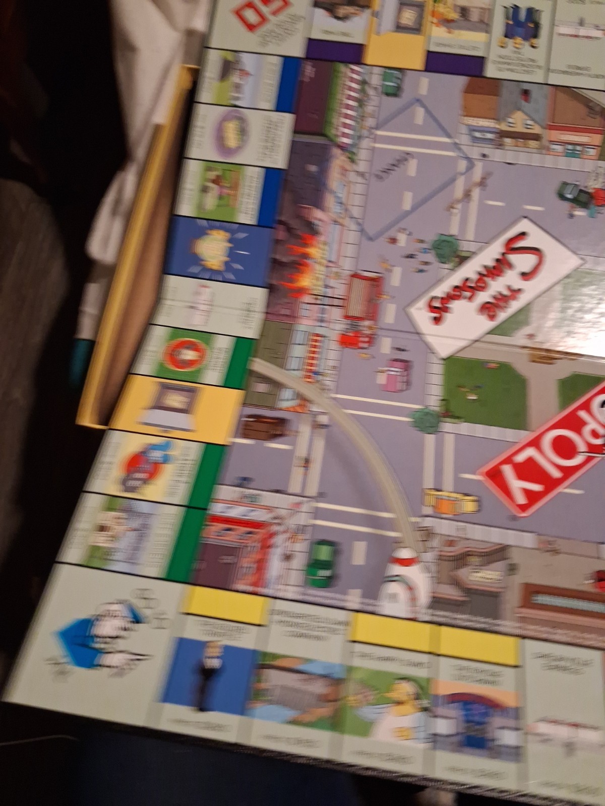 The Simpsons Monopoly 2001 Welcome To Springfield Board Game 100% Complete