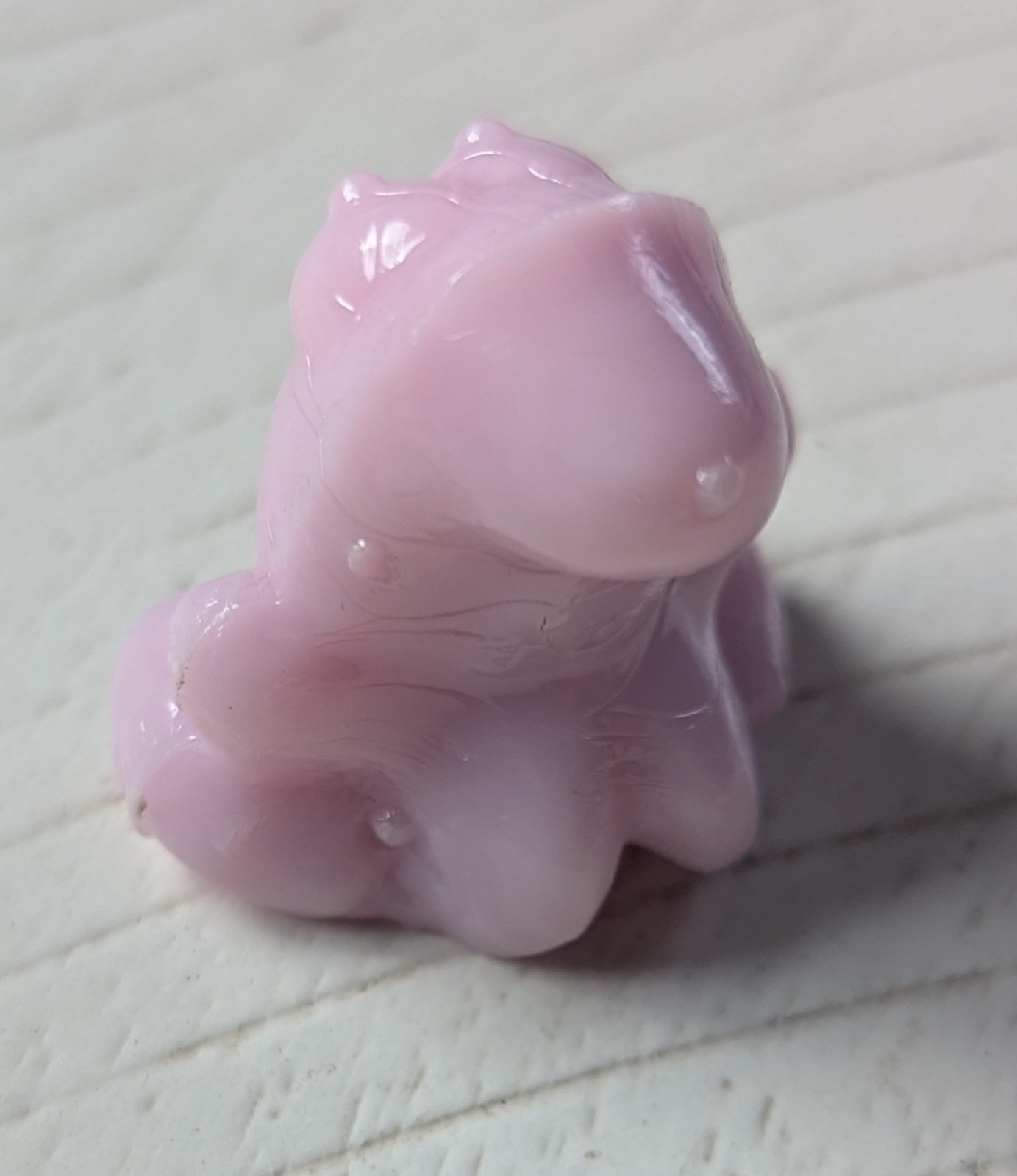 GOGO’S Vintage CRAZY BONES Solid Light Pale PINK EGGY Original 1996 Classic 1″