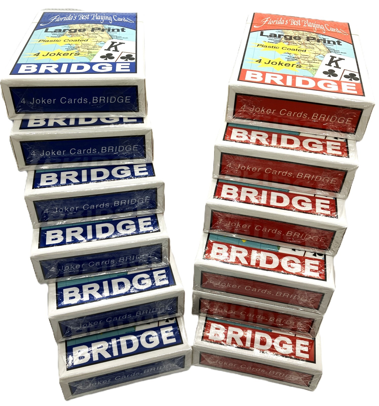 12 Decks Playing Cards with 4 Jokers in ea Deck Bridge Size Pegs & Jokers, Games