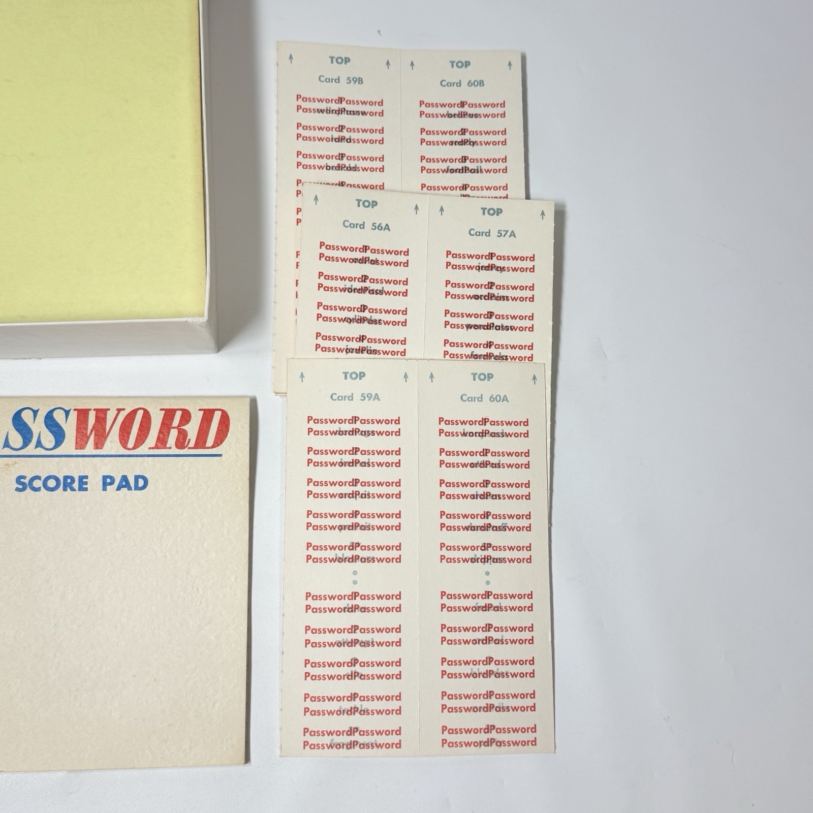 VINTAGE Password 12th Edition COMPLETE Milton Bradley 1970 Game #4260