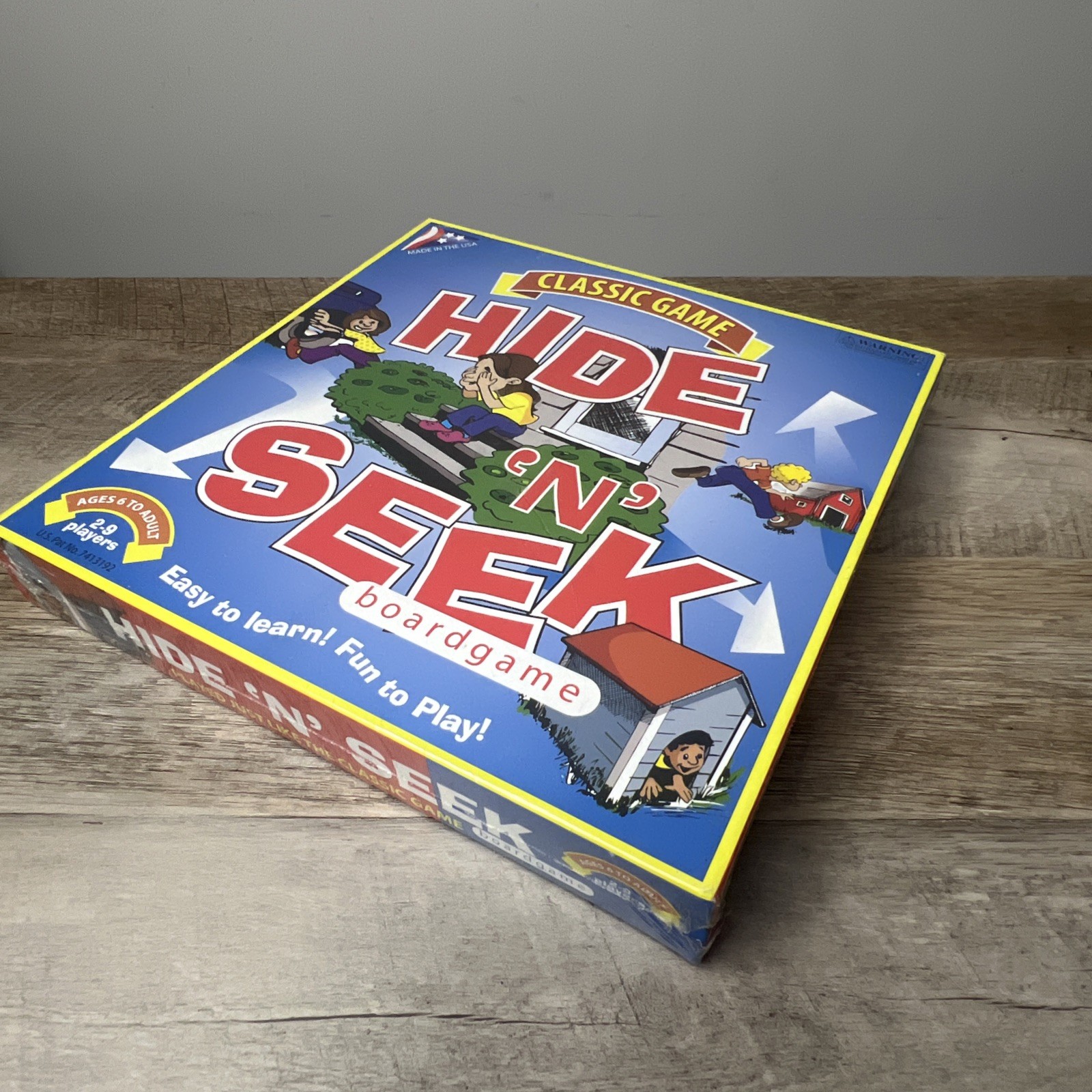Vintage Ideal Toy Co 1967 Hide N’ Seek Childrens Board Game Complete Original