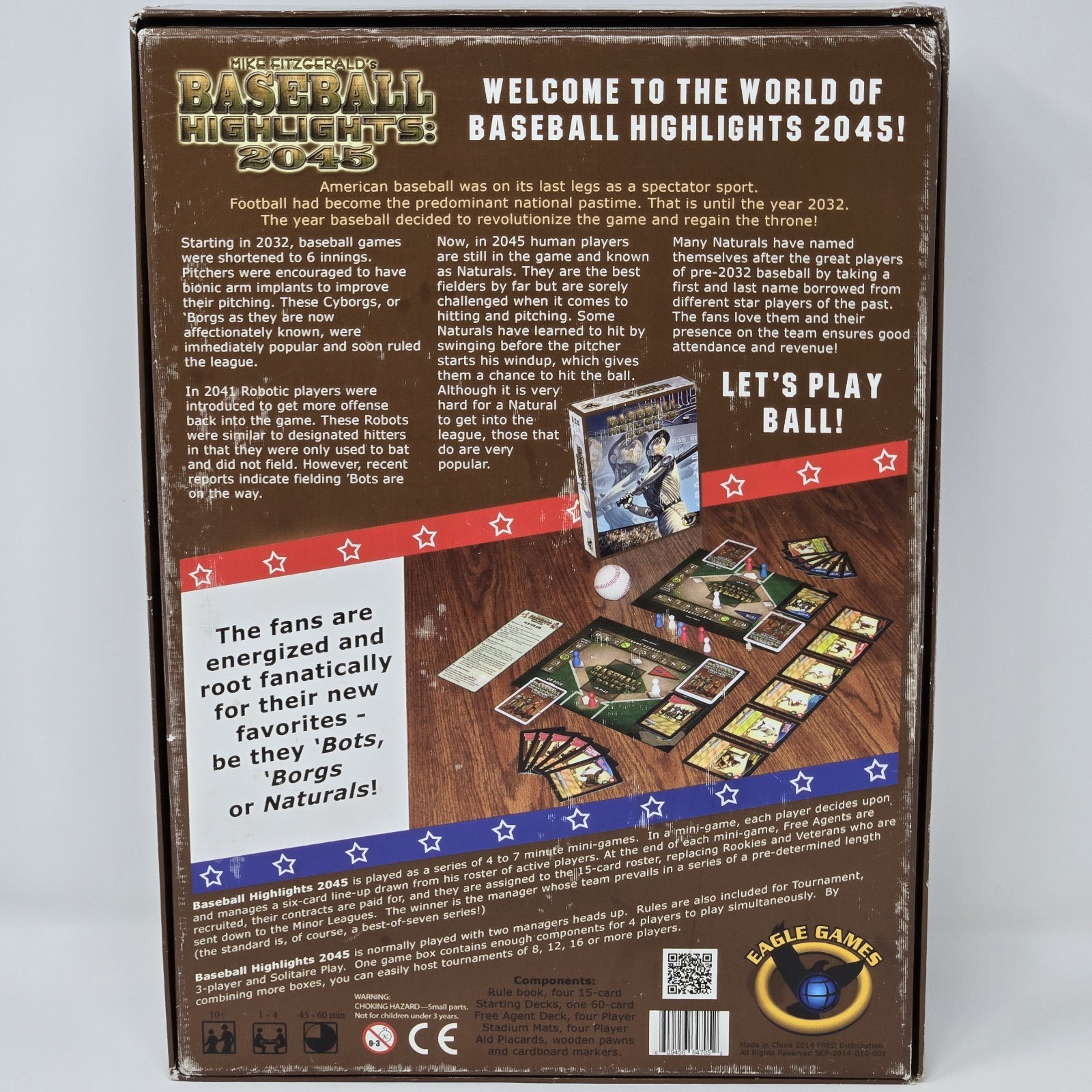 Baseball Highlights 2045 Board Game Eagle Gryphon Expansions Sleeved Cards Lot
