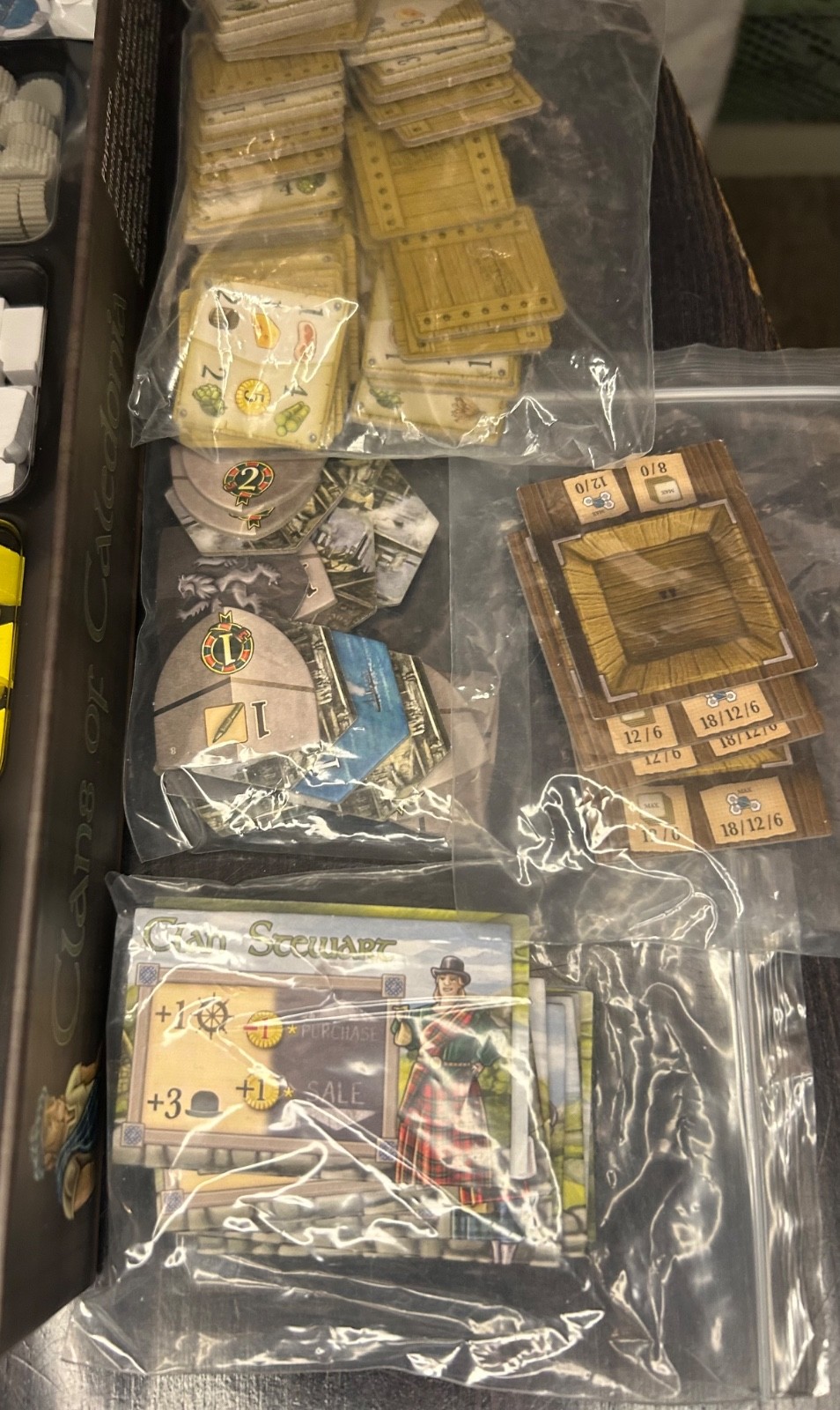 Clans of Caledonia – Karma Games – Premium Kickstarter Edition w/ Sleeve & Coins