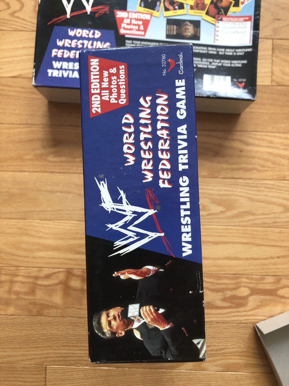 Vintage 1998 WWF Wrestling Trivia Game 2nd Ed. Cardinal 32760 Complete Set USA