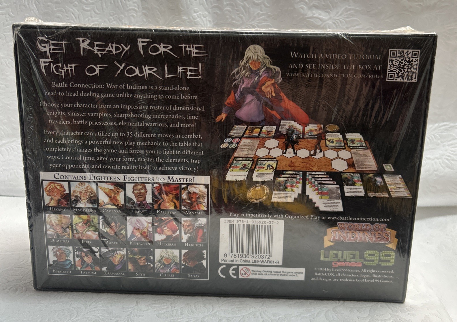 2014 Level 99 Games BattleCon War Of Indies Standalone Dueling Card Game New