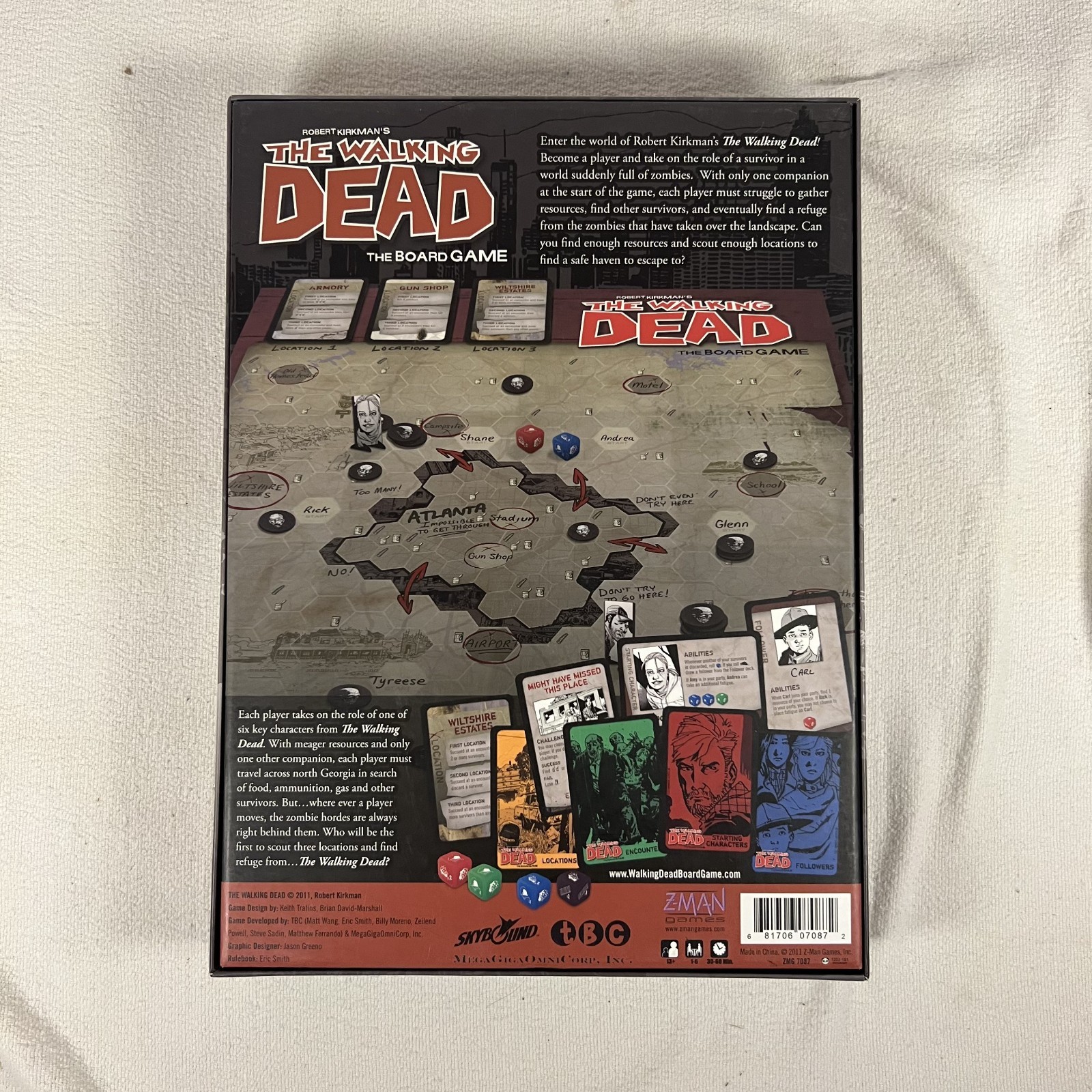 New Sealed Robert Kirkman’s The Walking Dead The Board Game Z-Man Games