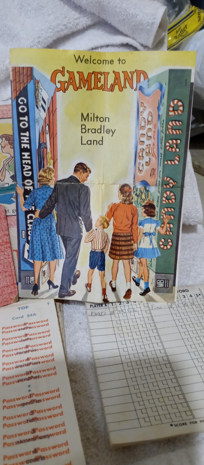 ORIGINAL/VINTAGE, 1963 PASSWORD Game By Milton Bradley Co – Volume Three, #4260