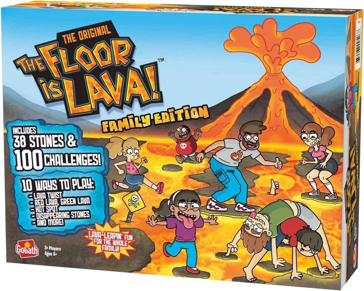 The Original The Floor is Lava! Family Edition – Interactive Game EUC Complete