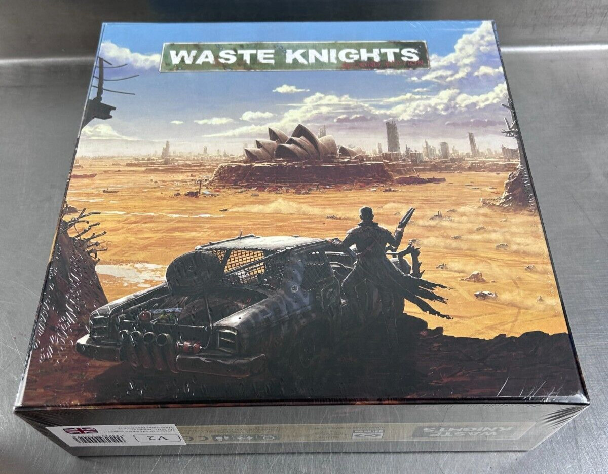 Waste Knights Board Game Second Edition Post-Apocalypse Ruined Australia SEALED