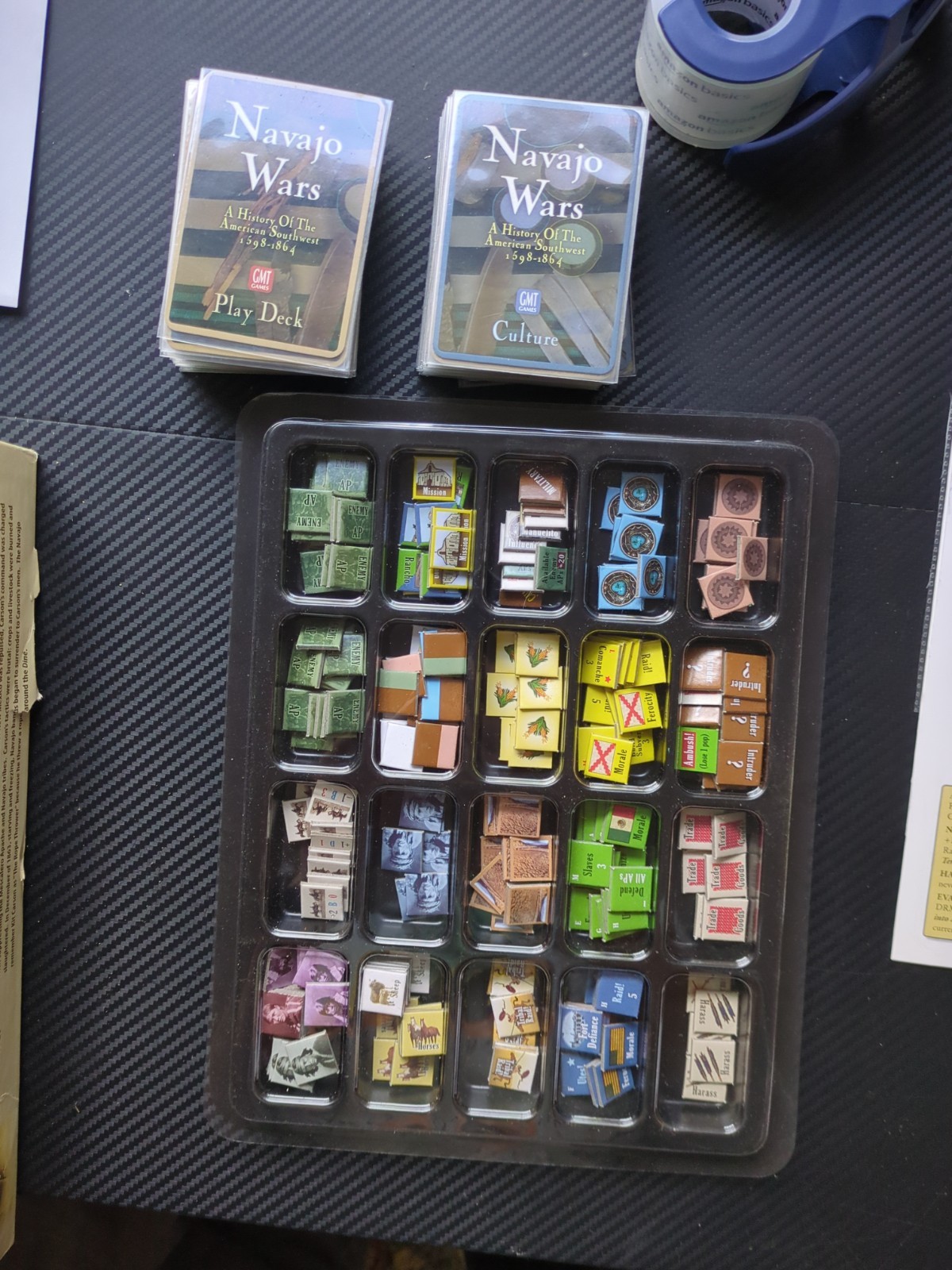 Navajo Wars Board Game GMT Games 2013. used. complete. box dmg
