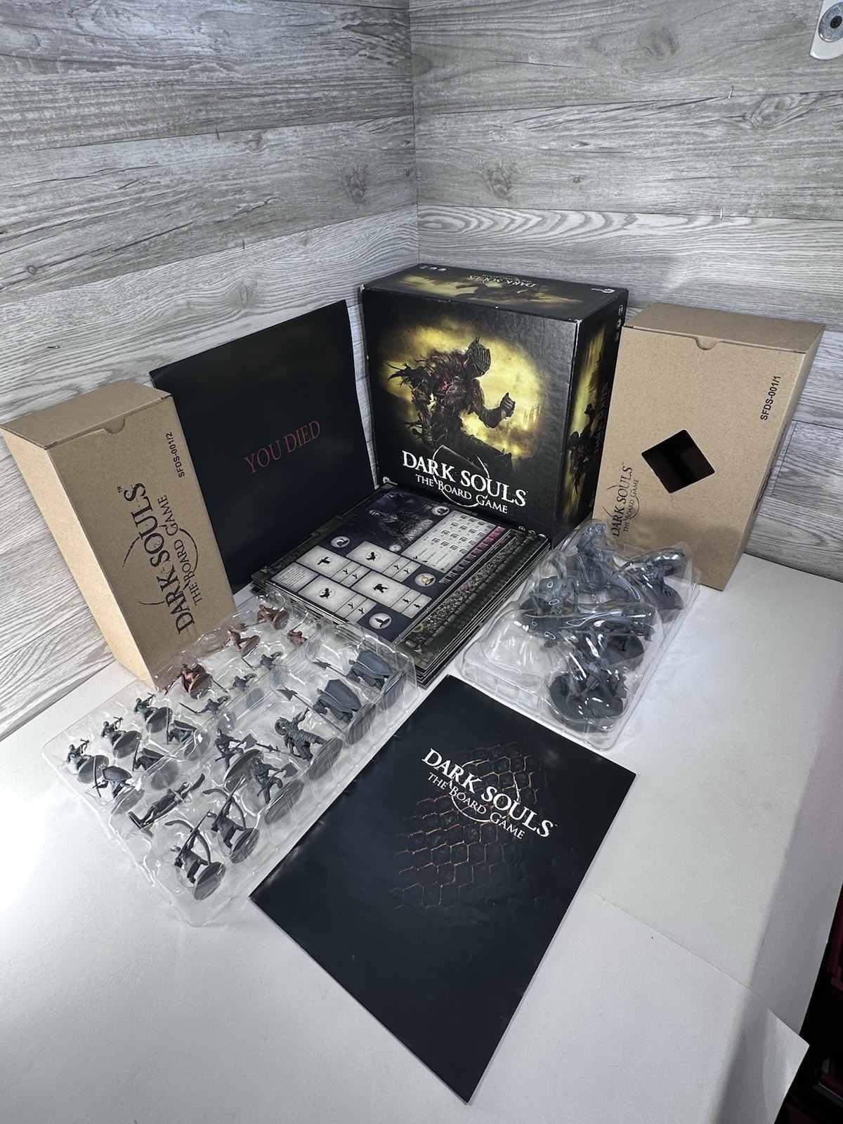Dark Souls The Board Game Steamforged Games Used ~INCOMPLETE~Missing Parts