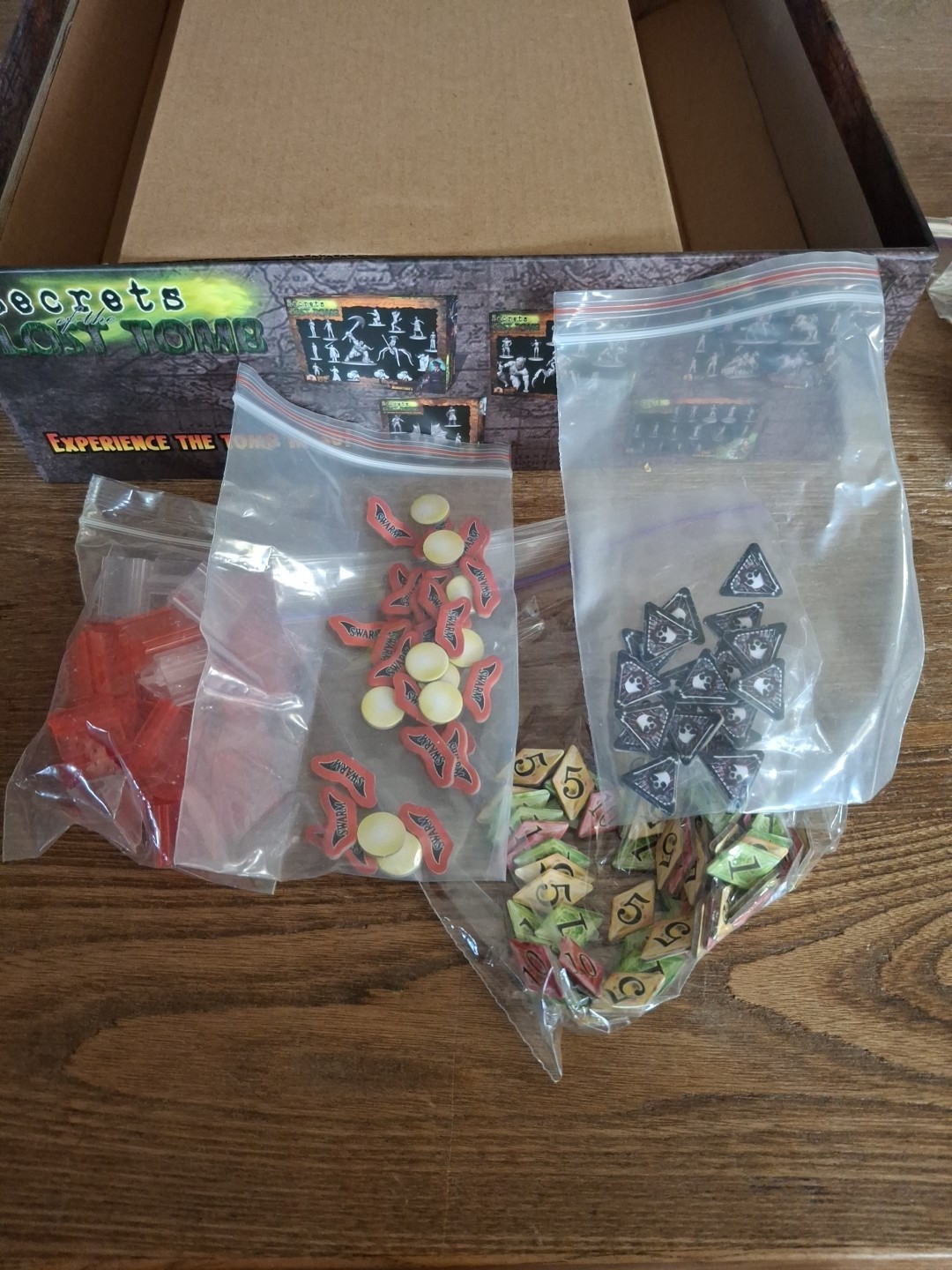 Everything Epic Boardgame Secrets of the Lost Tomb (2nd Ed) Box EUC 100% Complet