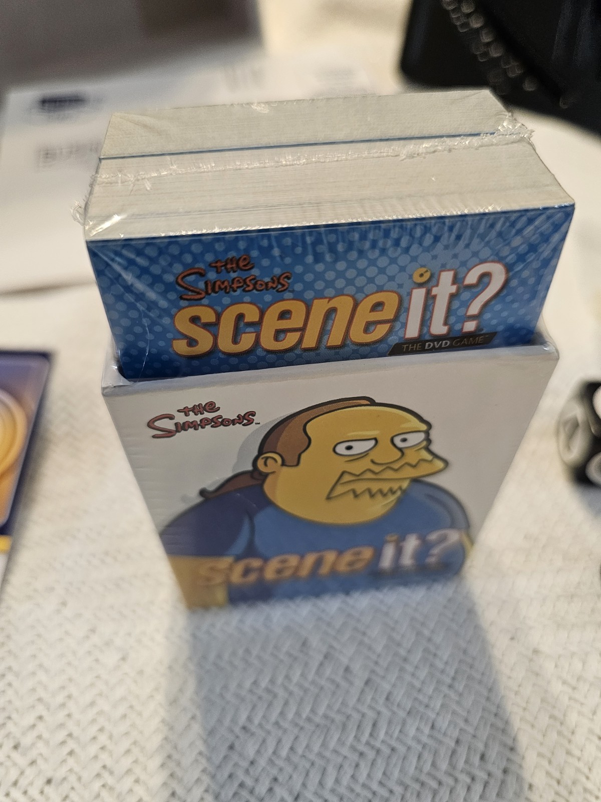 The SIMPSONS Scene IT ? Board Game DVD Game Edition OPEN BOX ,SEALED CONTENTS.