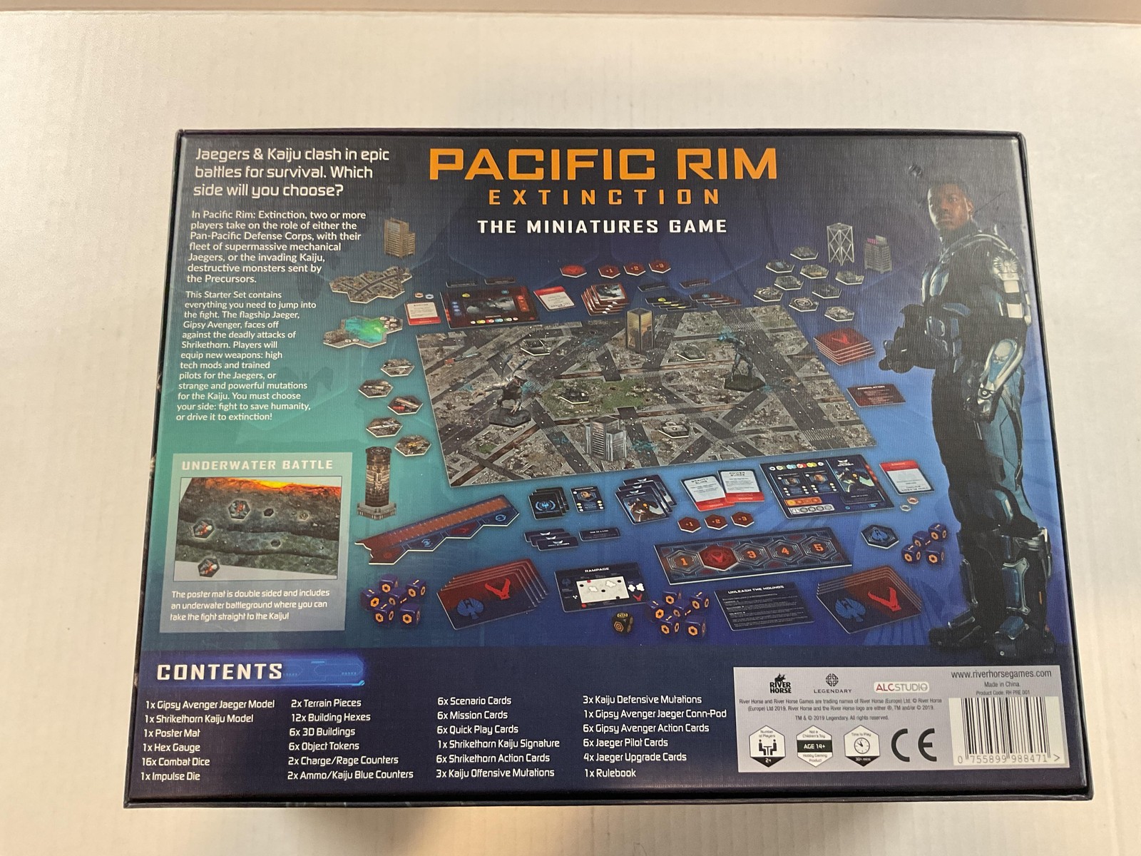 River Horse Pacific Rim: Extinction The Miniatures Game Starter Set New Open Box
