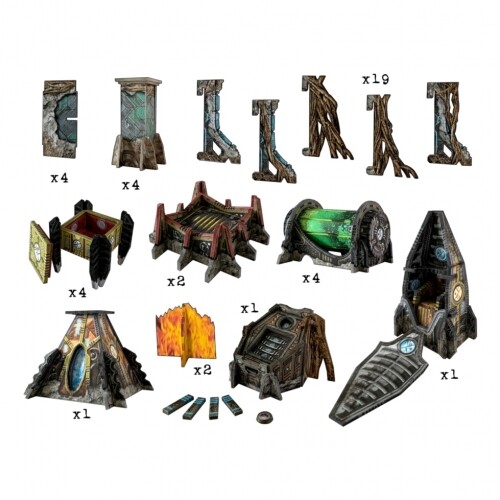 Tabletop Terrain – Alien Catacombs (178-Piece) – English