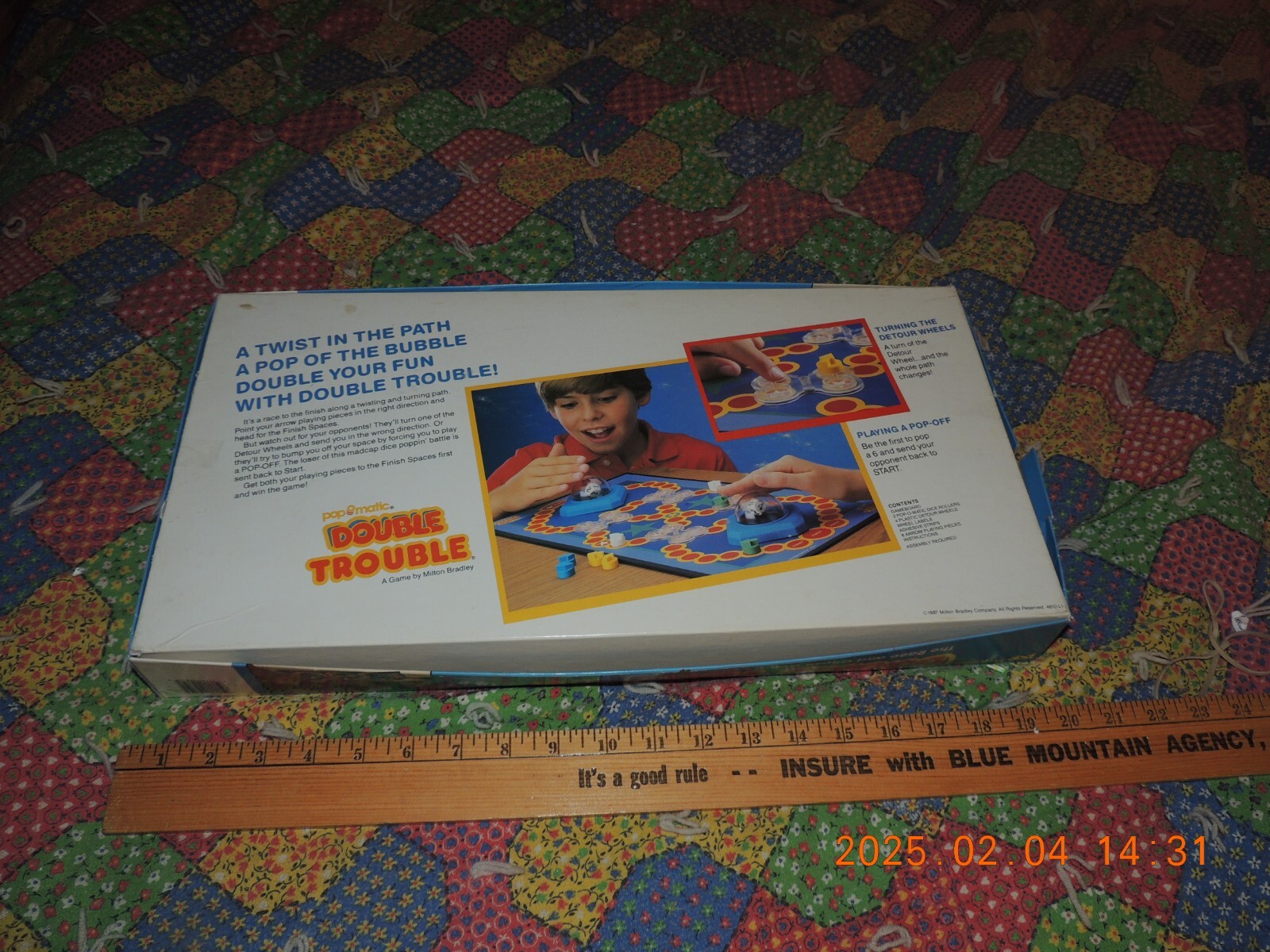 Double Trouble Pop-O-Matic by Milton Bradley 1987 for Ages 5 and Up