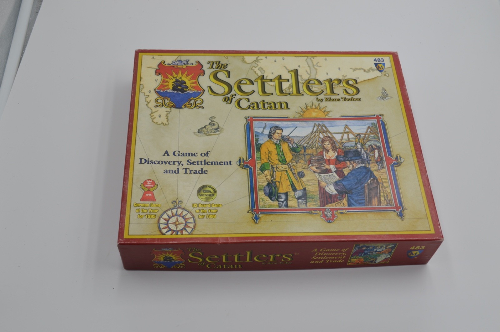 The Settlers of Catan by Klaus Teuber 1997 Mayfair Games #483 COMPLETE Vintage