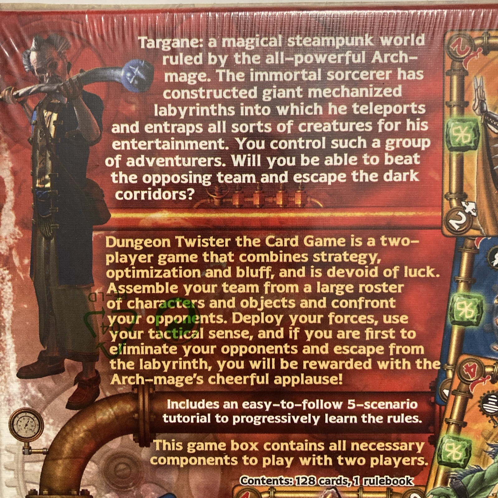 Dungeon Twister: The Card Game By Ludically Christophe Boelinger Brand New
