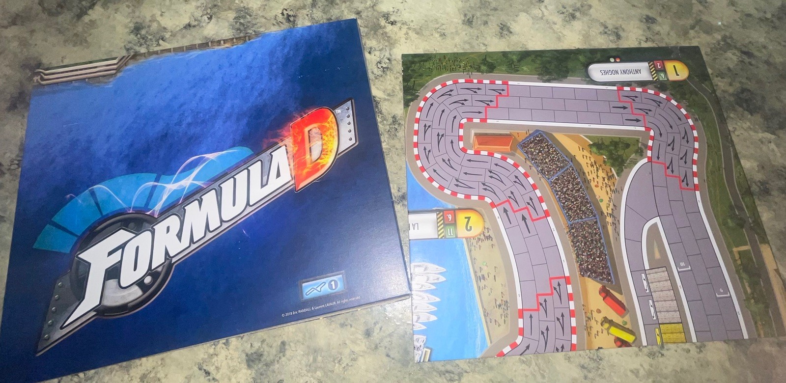Asmodee Formula D Sports Board Game open box Once Never played excellent cond