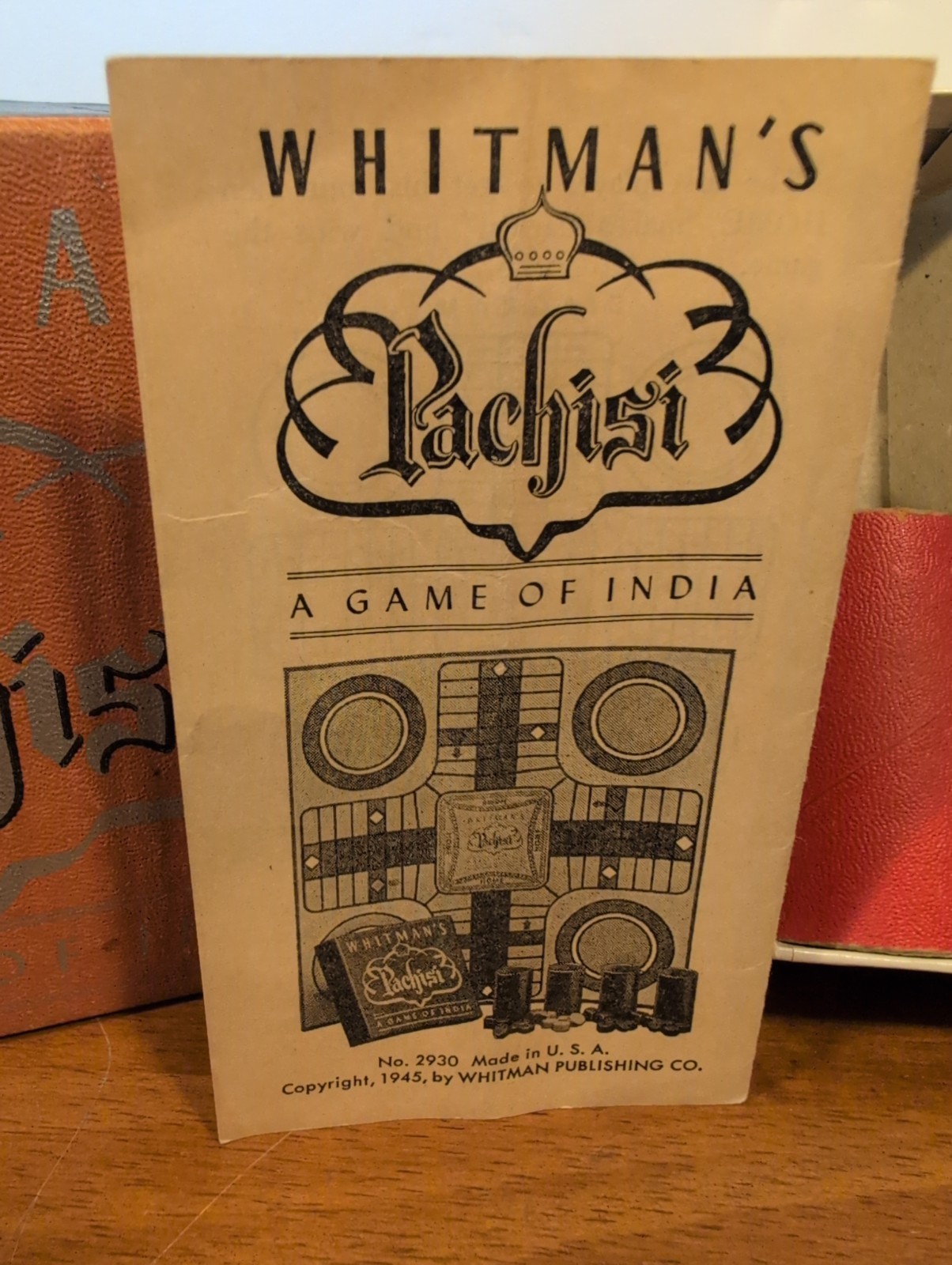1945 Pachisi “A Game of India” Board Game – Whitman’s Publishing Co. INCOMPLETE