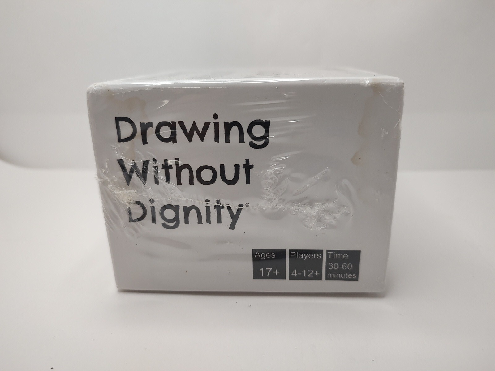 Drawing Without Dignity Game Uncensored Sketches Ages 17+ 4-12 Players Sealed