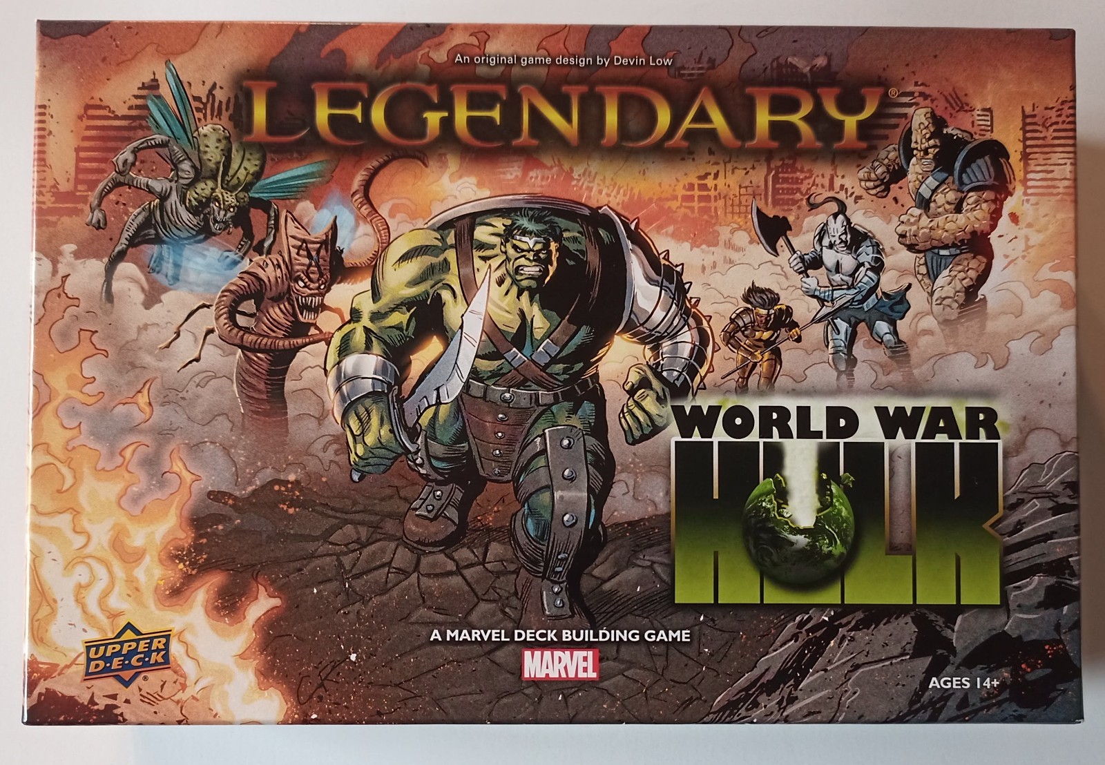 Marvel Legendary World War Hulk Custom Dividers Deck Building Card Game