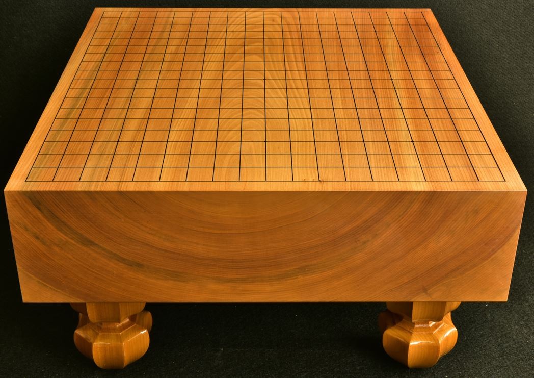 Finest Japanese Go Board ”Honkatsura＝本桂” #40松印（＝highest rank）Single Board　NEW.