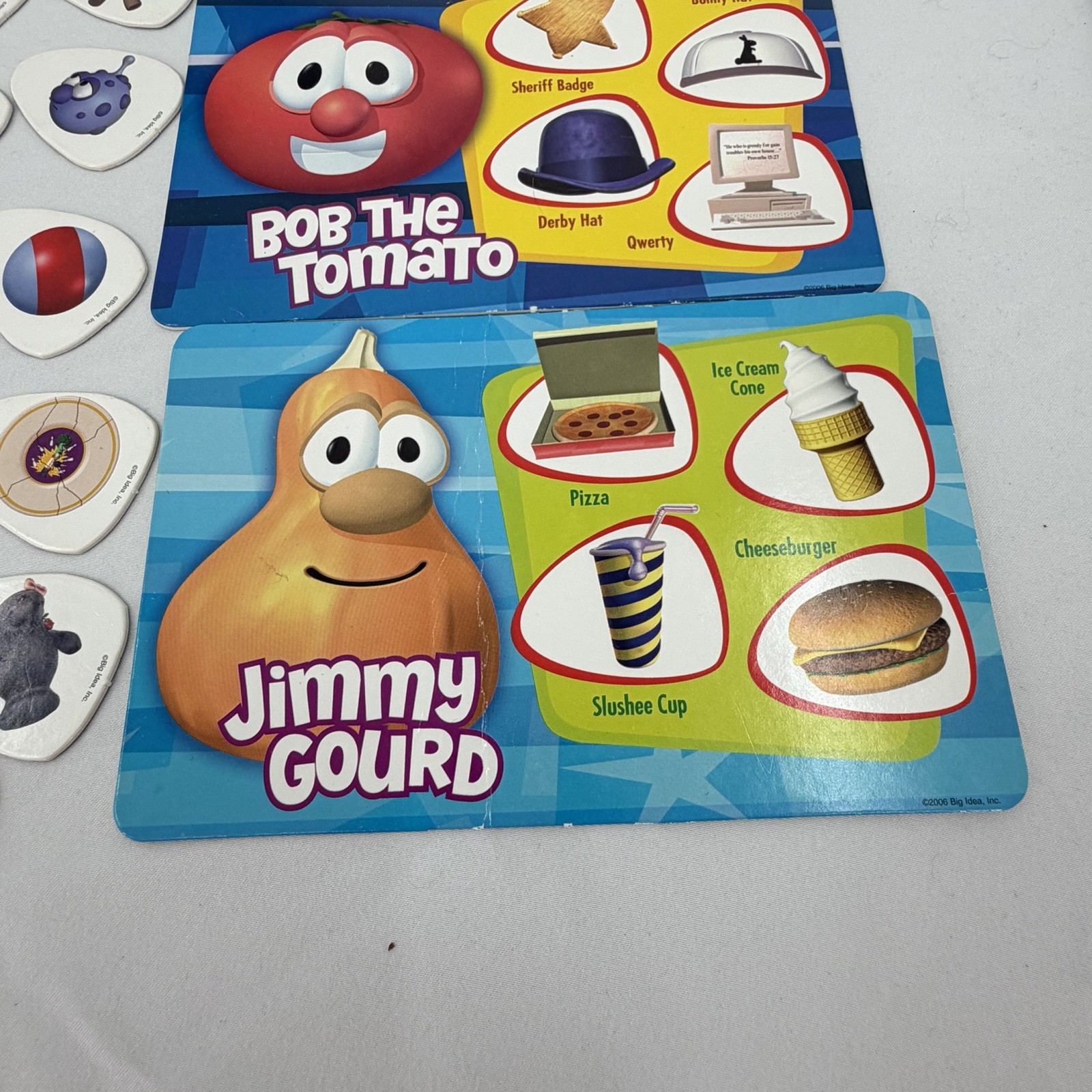 Veggie Tales 2006 Seek & Match Board Game by TaliCor ~ Complete