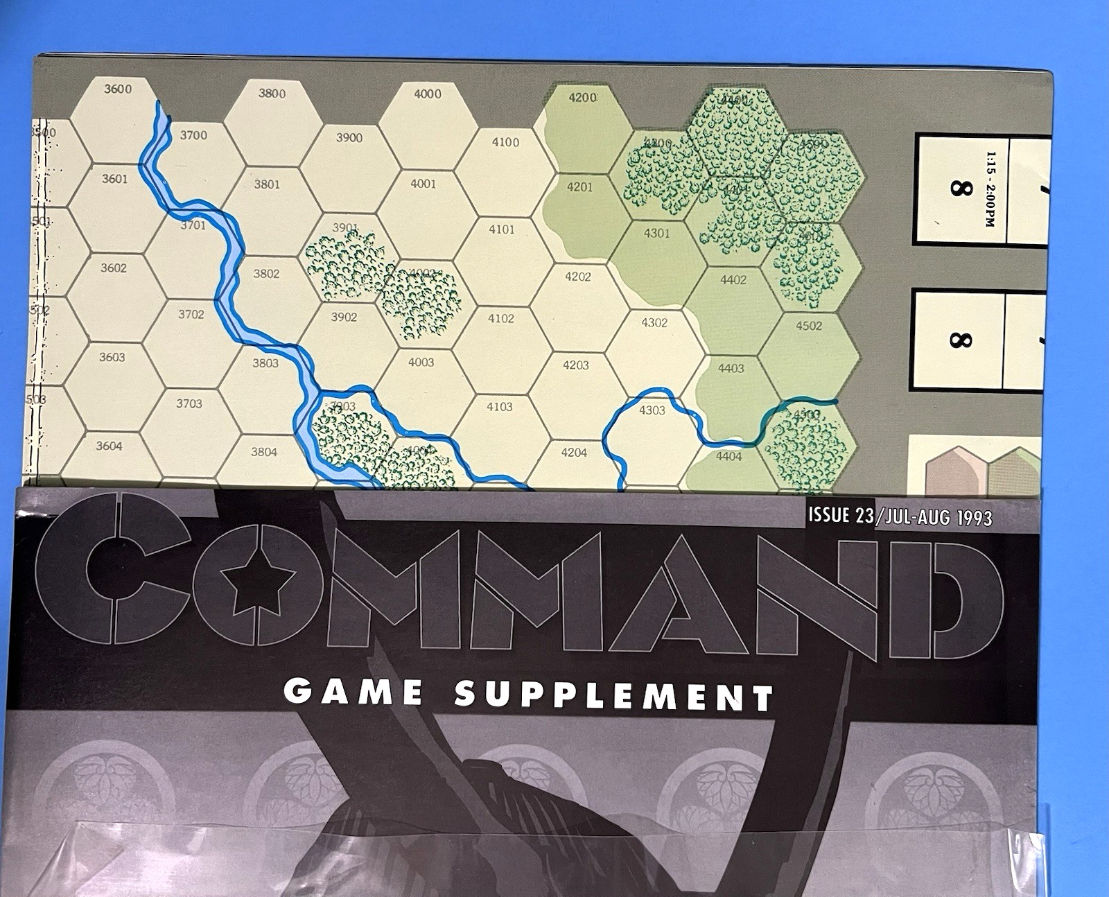 Command Magazine #23 Shogun Triumphant game : Feudal Japan. XTR 1993 UNPUNCHED